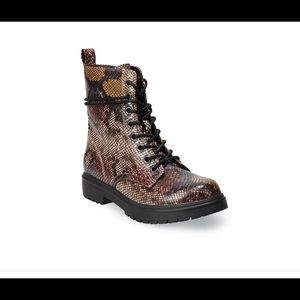 SO® Bowfin Women's Combat Boots Sizes 9.5